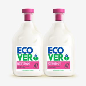 에코버 섬유유연제 사과꽃 아몬드향, 1430ml, 2개