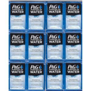 휴대용 정수기 패킷의 P&G 캠핑 하이킹 배낭여행 사냥 여행용 비상 정화 파우더 팩 12팩