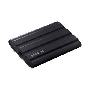 삼성 휴대용 SSD T7 쉴드, 1TB, USB 3.2 Gen.2, 1050MB /s 읽기, 1000MB /s 쓰기, Mac, PC 및 스마트폰용 강력한 외장 하드 드라이브 아웃도어, 블랙, MU-PE1T0S /EU