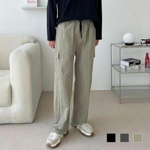 스키니팬츠 면 배기 카고 면바지 밴딩팬 SD220974 (3eyQl)