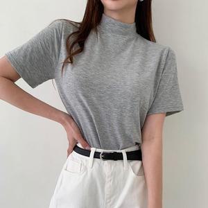 [KGPQW78N_4B]목폴라 반목 데일리 기본 반팔 티셔츠