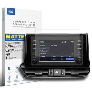 도요타 RAV4(2015~2022), 캠리(2018~2020) 멀티 미디어 터치스크린 눈부심 방지(매트)용 이노센스 프리미엄 유리 스크린 프로텍터