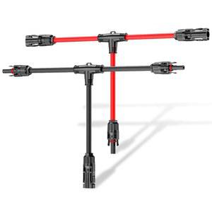 JXMXRPV 태양광 패널 병렬 커넥터 10AWG, 도구 없는 전선 커넥터, 가지 어댑터, Y IP68 방수, 내열, 자외선 차단