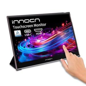 노트북용 15.6인치 휴대용 모니터 터치스크린 PF15 PRO FHD 1080P USB C HDMI 외장 디스플레이 여행용 두 번째 애플제품 호환 WINDOWS 태블릿용 ANDROID CHROME PS4 스위치 미니 PC용 INNOCN