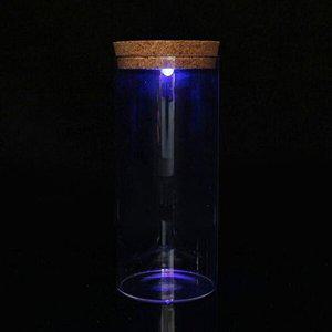 [셀러허브 1]마리모 키우기 코르크병 LED 꾸미기 유리병(8x19cm)