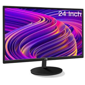 STGAUBRON 24인치 게이밍 컴퓨터 모니터, FHD 1920 X 1080P 오피스 PC LED 디스플레이, 99% SRGB, HDMI, VGA, 인체공학적 기울기 조정 기능