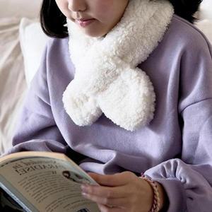 [BZJLNMW0_51CC]따뜻한퍼 데일리 머플러선물 양털퍼
