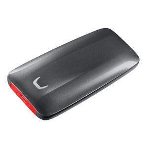 삼성 X5 휴대용 SSD - 2TB 썬더볼트 3 외장 (MU-PB2T0B /AM) 그레이 /레드
