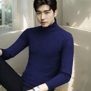 [기타]남자 목폴라 터틀넥 니트 꽈배기 케이블 정장니트 (WFFTNFW)