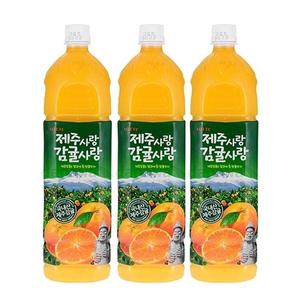 롯데 델몬트 제주사랑 감귤사랑 1.5L 6입
