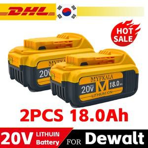 2024 100 오리지널 리튬 배터리 교체 배터리 Dewalt DCB184 DCB200 DCB182 DCB180 DCB181 DCB182 DCB201 20