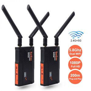 TV 셋톱 박스 스마트 수신기 OTT 200m 무선 Wifi HDMI 비디오 송신기 및 Extender PS4 DSLR 카메라 PC 프로