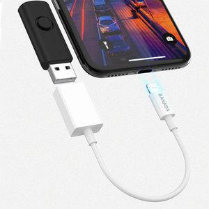 라이트닝 8핀 to USB2.0 OTG 변환젠더 데이터 케이블 1680189 BANADA J