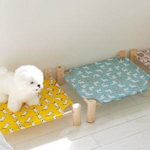 DIY 원목 강아지 패브릭 침대 오리