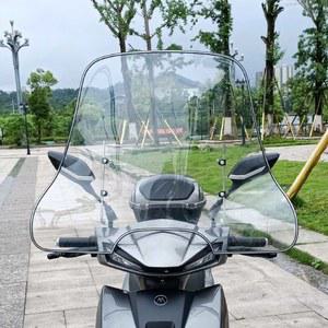 스쿠터 범용 윈드스크린 바이크 방풍 튜닝 투명 높이40CM -5MM VF100 프론트