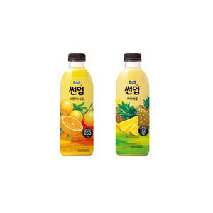 매일 썬업 100% 750ml 오렌지감귤1+파인애플1/냉장무료배송