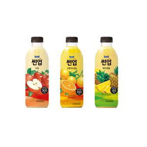 매일 썬업 100% 750ml 사과1+오렌지감귤1+파인애플1/냉장무료배송