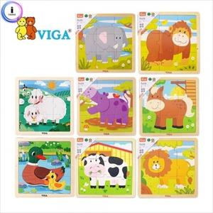 직소퍼즐 동물8종세트 비가(VIGA) 9피스