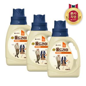테크 울드라이 중성세제 오리지널 용기 1.5L x 3개