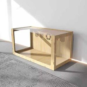 DIY 3단 아크릴 키우기 고슴도치 케이지 서랍형 41X31X120CM 대형 햄스터