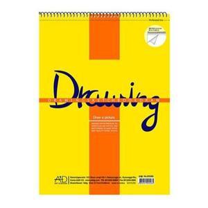 아트앤디자인 D5206 도화지 5절 180g 종이 드로잉스케치북 10장