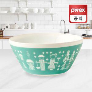 [제이커머스]코렐 파이렉스 빈티지볼 패밀리팜 믹싱볼 2.5L 유리믹싱볼 대야 다라이 양푼 유리양푼