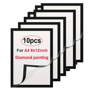 액자 10pcs 자기 사진 프레임 A4 8x12in 홍보 접착 소프트 포스터 인증서