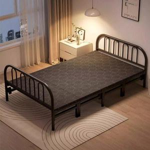 라지킹 접이식 철제 120x200cm 싱글 침대프레임 간이침대 럭셔리 더블 상품 흰색