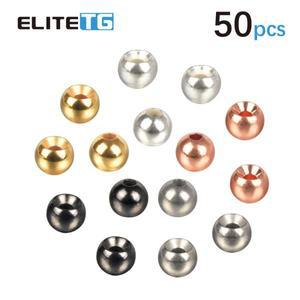 엘리트 TG 50pcs 텅스텐 카운터 싱크 비즈 1.5 ~ 플라이 DIY 재료 요정 낚시 송어