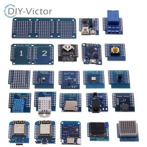 Wemos Diy 키트용 와이파이 개발 보드, ESP8266 D1 미니 프로 V3.0, Nodeu WS2812 RGB DHT11 DHT22 AM2302