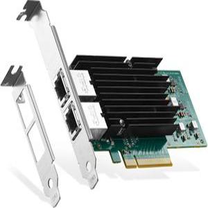인텔 X540-AT2 이더넷 컨트롤러 PCIE X8/X16 LAN 카드 듀얼 10Gbps RJ45 포트 네트워크 어댑터 2X 10GbE 인