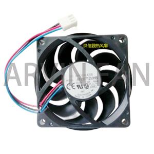 전자 AFB0712VHB 5G98 DC 12V 0.55A 70x70x15mm 3 와이어 서버 냉각 선풍기