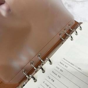 리필속지 다세련이어리 추가 속지 A5 6공 지퍼봉투