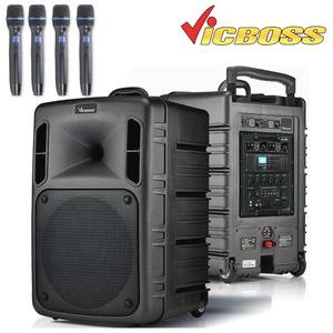 PWA-VN1004 빅보스 충전식 앰프 500W, 블루투스, USB, 녹음, 4채널 무선