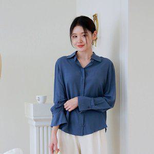 [르포엠][최초가 89,000원][르포엠]페미닌 히든버튼 타이 블라우스 2종세트