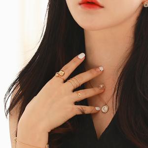 [헤스티아][핑크선물포장+쇼핑백] Everlee Surgical Steel Ring  서지컬(써지컬) 반지