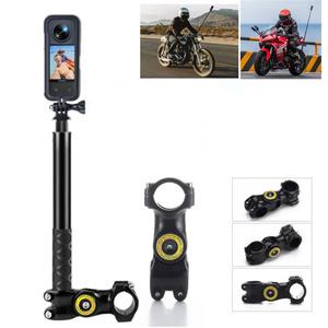 Insta 360 x3 One X2 오토바이 자전거 자전거 핸들 바 마운트 Insta360 GoPro 카메라 용 보이지 않는 모노