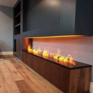 벽난로 3D LED 전기 인테리어 원격제어 단문형