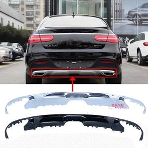 벤츠 GLE320 400 450 350 쿠페 후면 범퍼 크롬 장식 16-19 호환