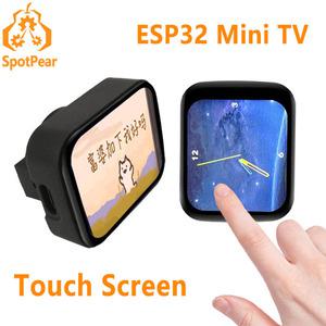 케이스 포함 BatBOX LVGL 우주 비행사 시계 시계 부저 1.69 인치 LCD 터치스크린 디스플레이 ESP32 C3 미니