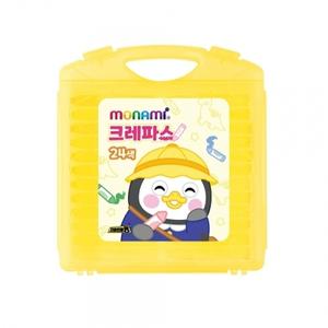 모나미 펭귄 크레파스 24색 크레용 초등 미술 그림