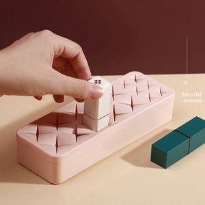 브러쉬 립스틱 거치대 화장품 실리콘 보관 정리함