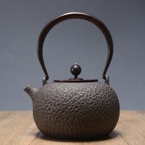 철주전자 구수당 순수 수제 황무지무늬 환형 무코팅 사철주전자 물주전자 찻주전자