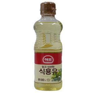 [JHQSRR7E_52EP]해표 맑고 신선한 식용유 0.5L