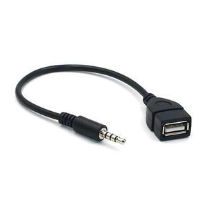 자동차 CD MP18 차량용 MP3 플레이어 변환기 케이블 코드 수 잭 플러그 USB 2.0 암