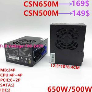 PC파워 미니 ITX SFX 스위칭 전원 공급 장치 650W 500W CSN650M CSN500M 용 PSU