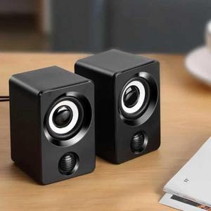 2.1채널 미니 컴퓨터 스피커 USB 유선 범용 스테레오 사운드 서라운드 휴대용 PC 데스크탑 노트북
