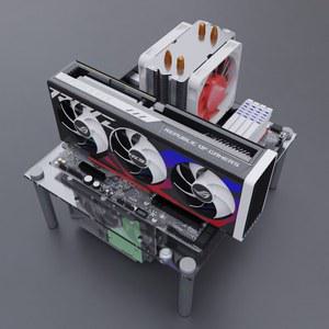 케이스 형 X99 데스크탑 수냉 ATX 스튜디오 MATX 컴퓨터 스택 X79