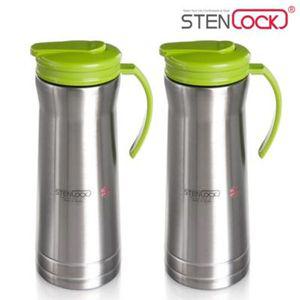 스텐 물병8호 1600ML 2P세트 업소용 식탁 냉장고 물통