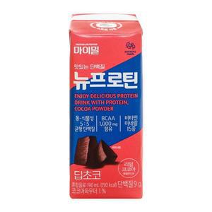 마이밀 마시는 뉴프로틴 딥초코 190ml x 16팩 단백질 비타민 미네랄 G